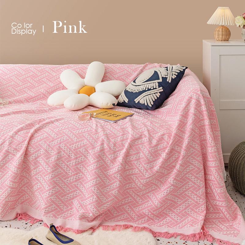 Nordic Internet Celebrity Full-Cover Sofa Blanket - Universal All-Inclusive Design
