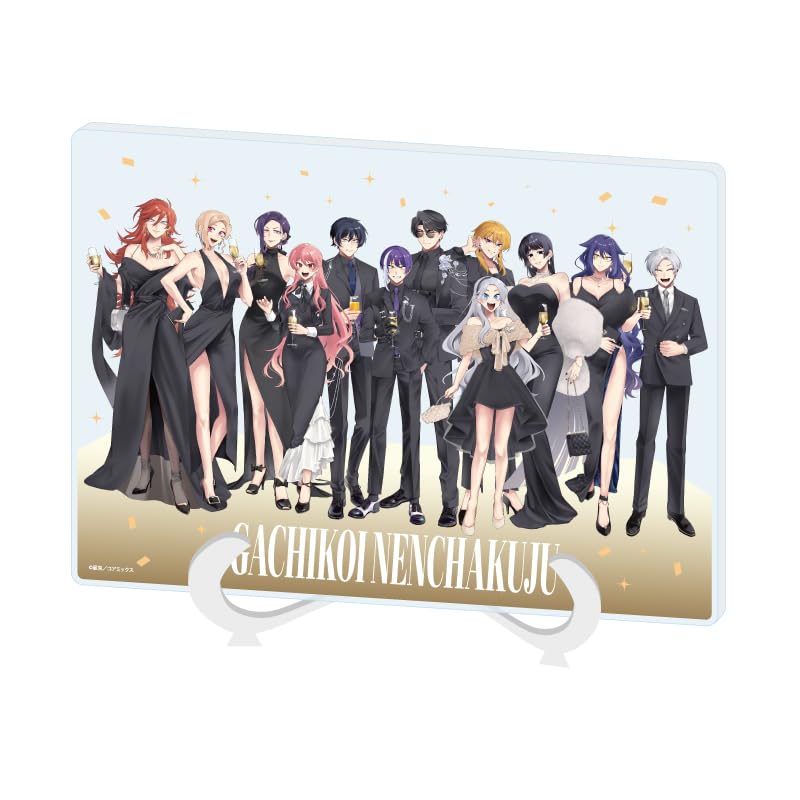 Гачикои Ненши Джуу ~Я хочу стать девушкой стримера~ 02 Групповой дизайн [Оригинальная иллюстрация] Акриловая арт-доска [Размер A5]