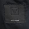 VISARUNO Wool Striped Pattern Suit Setup 4-M Black Men's Used