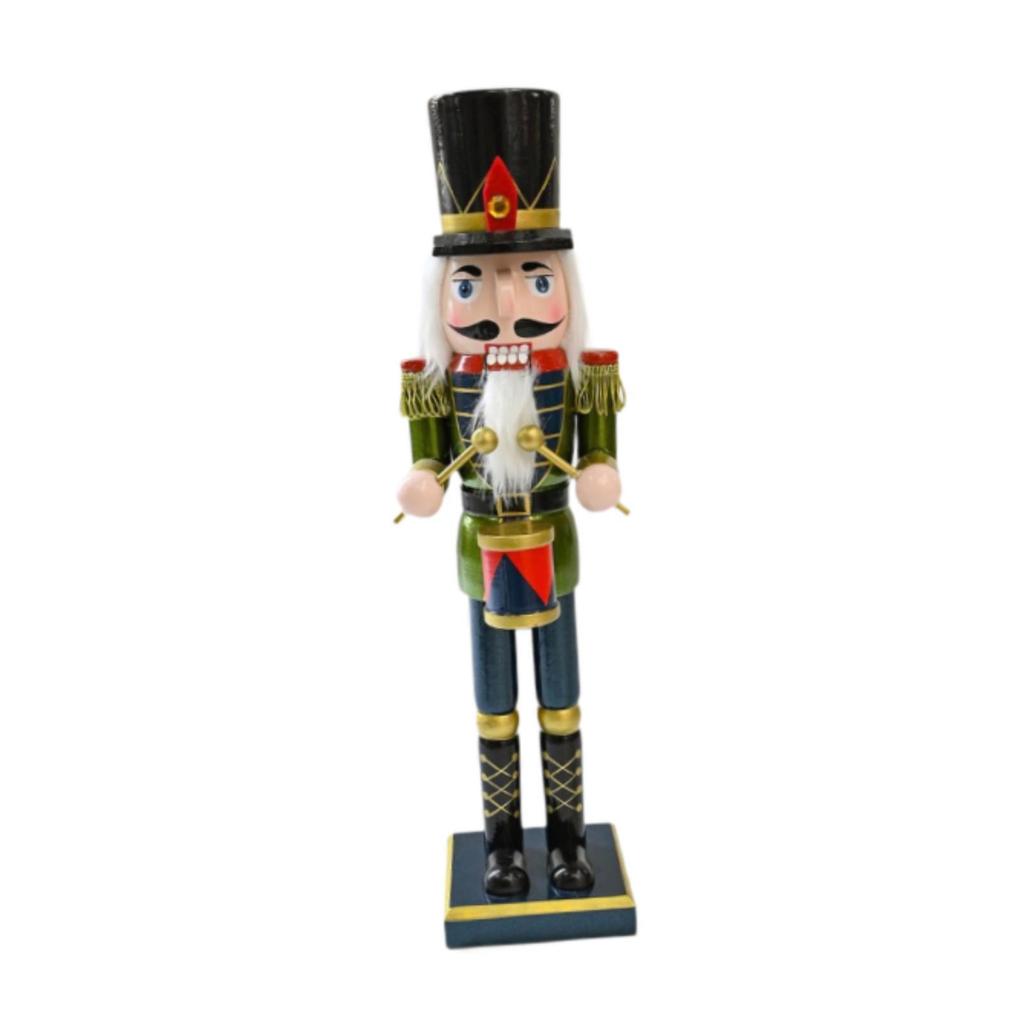 Wood Nutcracker Figure Figurine Collectible Xmas Gift Table Traditional