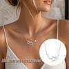 Inlaid Zircon Clavicle Chain Pentagram Shape Choker Necklaces Temperament Clavicle Necklace  Gifts