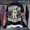 Retro Grunge Kostra a Růže Grafické Dlouhý Rukáv Tričko, Kamínky Streetwear pro Muže/Ženy