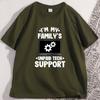 Im My Familys Unpaid Tech Support T Shirt Funny Computer Engineer TShirt Cotton Casual Round Neck Tshirt Mens Clothing Tops