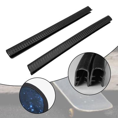 Skateboard Deck Beschermer Eenvoudig te Installeren Accessoire Krasbestendige Rubberen Strip Sleeve voor