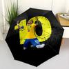 Argentina Football Fan Compact Travel Automatic Umbrella Retractable Design with 8-Rib Durability Lightweight All-Season Umbrella for Travel