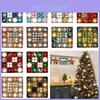 Stunning 44 Piece Colorful Christmas Ball Set In Unique Shapes For Festive Decor