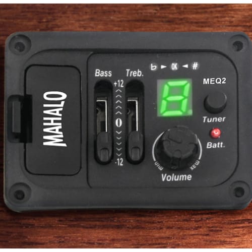 MAHALO Pearl Series Baritone Ukulele with Solid Sitka Spruce Top and Pickup, MP4E