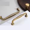 Antique Bronze Cabinet Door Handles Zinc Alloy Wardrobe Door Handles  Furniture Hardware