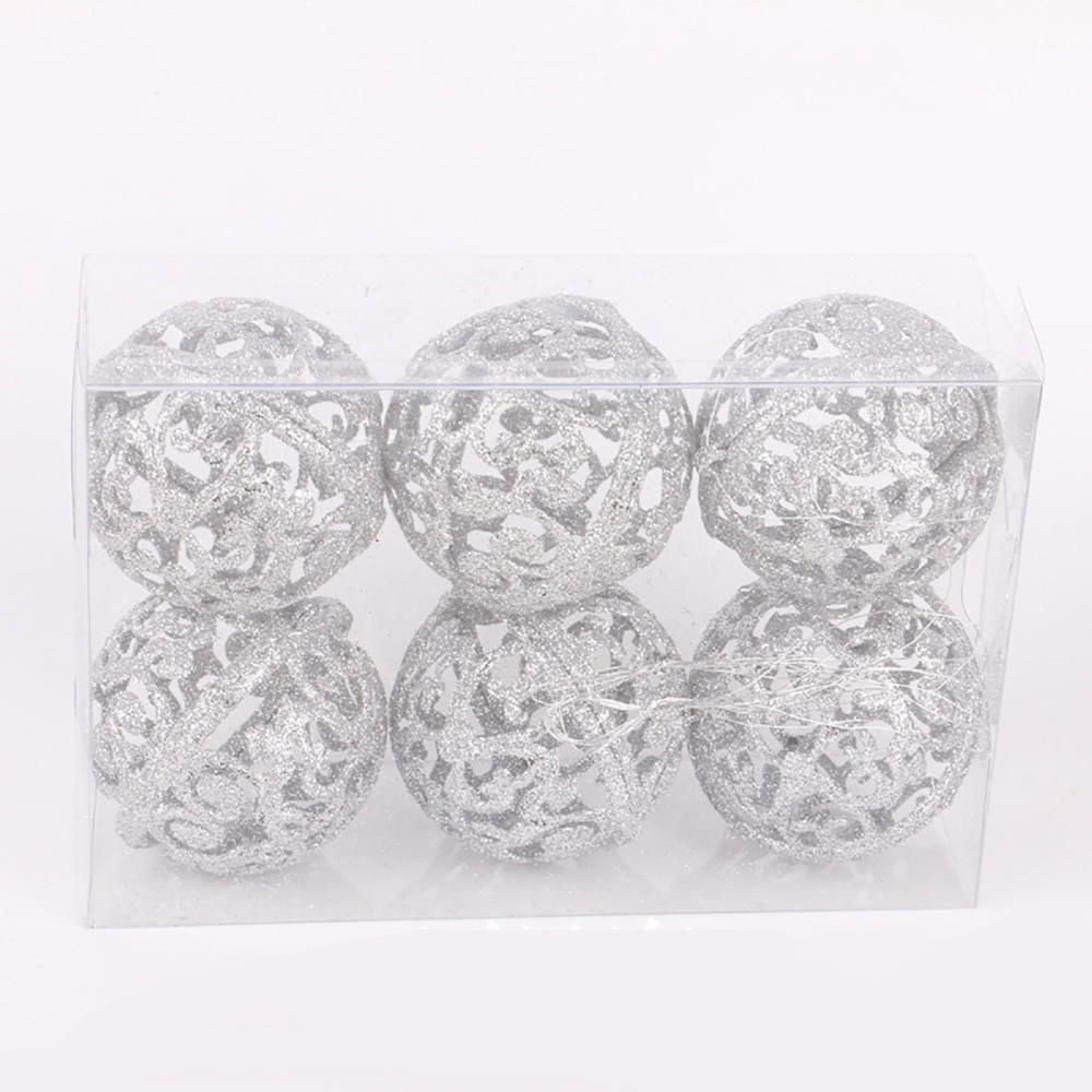 6cm Christmas Xmas Tree Ball Bauble Hanging Home Party Ornament Decor