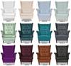 Diana Wing Chair with Footrest Scandinavian Family Meble Navy Blue Peak