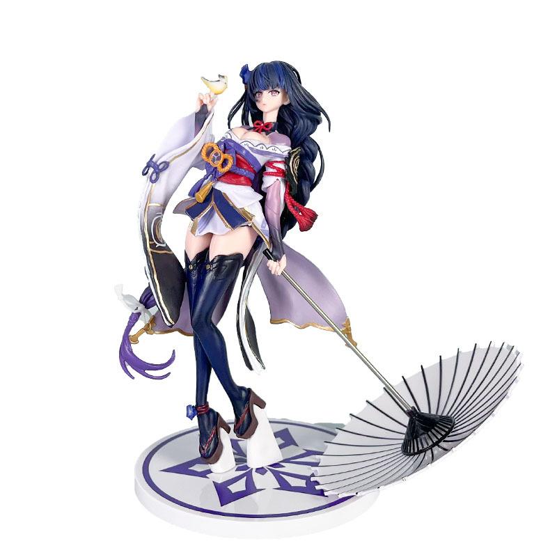 Raiden Shogun Eternal Silence Shadow Figure Anime Model Decorative Statue