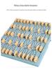 Five-in-a-Row Folding Educational Board Game for Kids: Tabletop Chess, Checkers, Flying Chess, and Go.