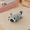 Stress Relief Toy 3D Printed Raccoon Figurine Decoration with Movable Joints, Cute Articulated Soft Color Decor Animal Desktop Ornament, for