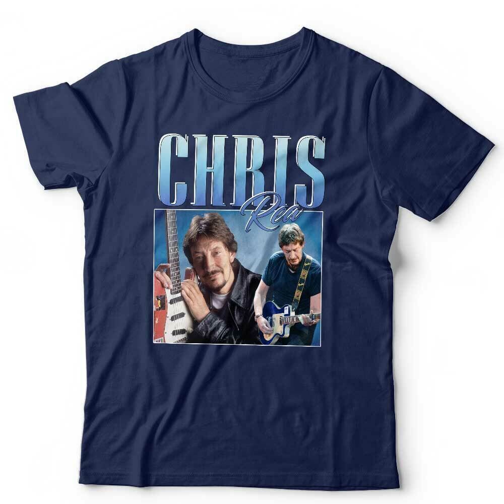 T-shirt Chris Rea Appreciation Unisex Omaggio Ritorno al Passato Addio al Celibato Addio al Nubilato Divertente