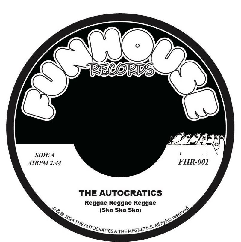

7inch Record AUTOCRATICS, MAGNETICS - Splite EP FHR001 FUNHOUSE RECORD 2025 Japan Reggae, Ska & Dub