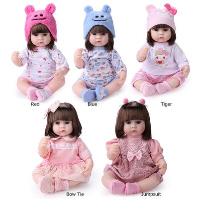Lifelike Simulation Reborn Dolls Baby Realistic Newborn Baby Infant Sleeping Cloth Dressed Mini Doll for Kids Birthday Gifts
