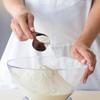 Yardwe 2pcs Wooden Coffee Scoop, Mini Measuring Spoon for Coffee Beans, Milk Powder, Kitchen Serving Ladle, 3.93x1.96x1.57 Inch