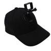 Baseball Cap with Action Camera Mount Bracket Fit for Pocket 3 Sport Camera Hat Lightweight Wide Compatibility Black