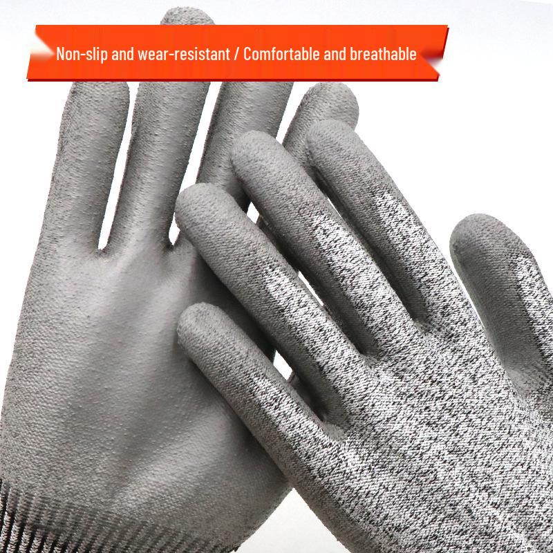 Unisex Cut-Resistant Work Gloves: Anti-Cut, Wear-Resistant, Scratch-Resistant, Breathable, Non-Slip, Comfortable Safety Gloves
