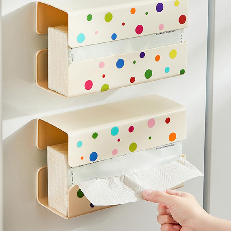 

Wall Wipe Dispenser Kitchen Tissues Wall Storage Holder Magnetic Rack Dispenser Box No Drill Storage Organizer Home Must Haves United States