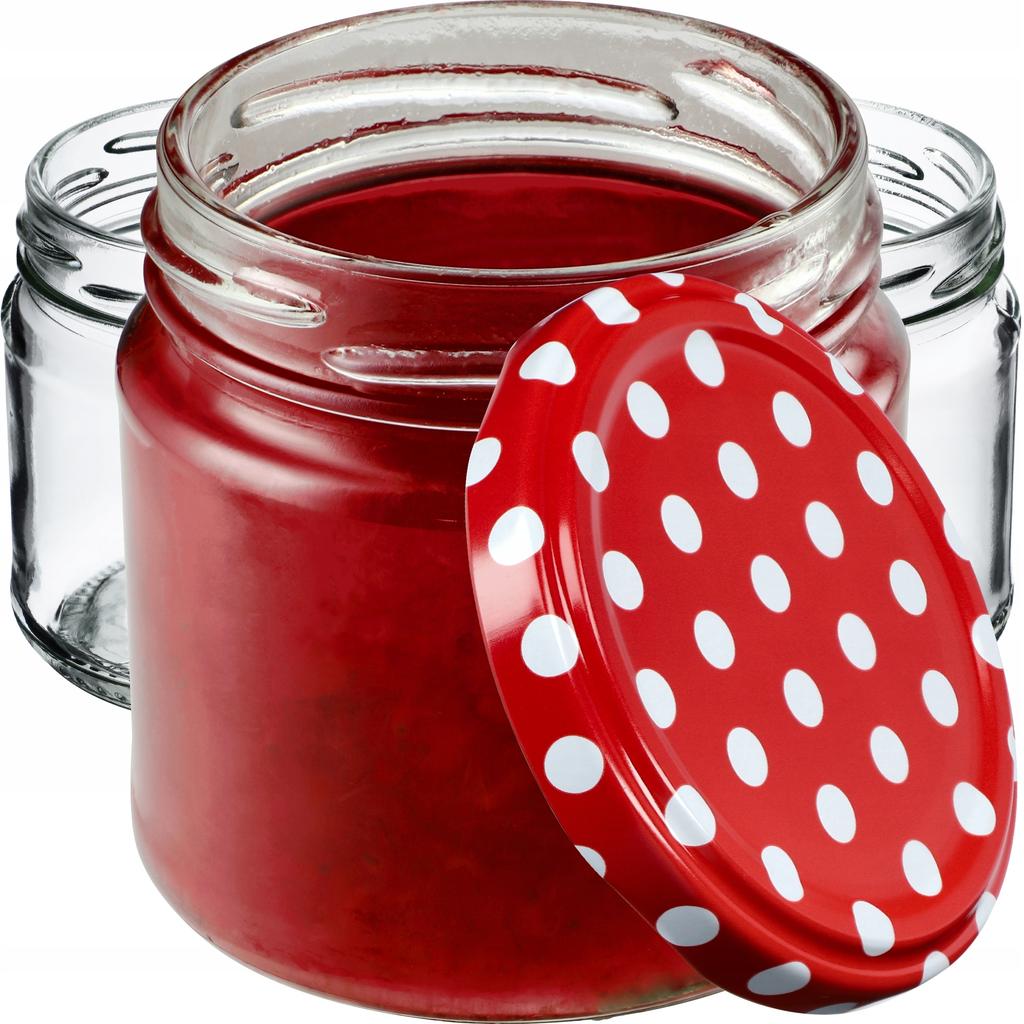 KADAX 10x Glas 200ml + Deckel Fi66 für Konserven Marmelade