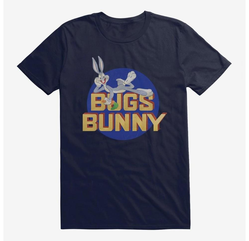 Ретро-футболка Looney Tunes с иконкой Багза Банни, унисекс, размеры S-5XL, унисекс-футболка XXXXL