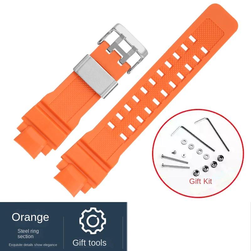 Ремешок для Casio G-Shock GA-1000 GA 1100 GW-4000 GW-A1100 G-1400 Спортивные Дайверские Часы Браслет Водонепроницаемый ПУ Силиконовый Ремешок для Часов Dedicated interface