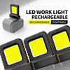 Power Tool Accessories Lighting LED Work Light for Makita Applicable To 20V-21V Li-ion Battery Outdoor Construction Work Light