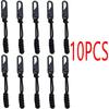 5PCS Fabric Zipper Closure Replacement Slider for Zipper Handle Repair Kit Zipper Pullers Durable Wear-Resistant Cord LLT003