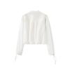 Navigare Women's Elegant Round Neck Long Sleeve Blouse