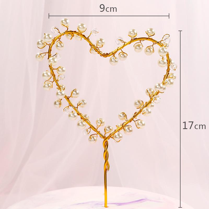 Queen Crown Cake Topper for Adults & Children - Gypsophila Pearl Birthday Decoration