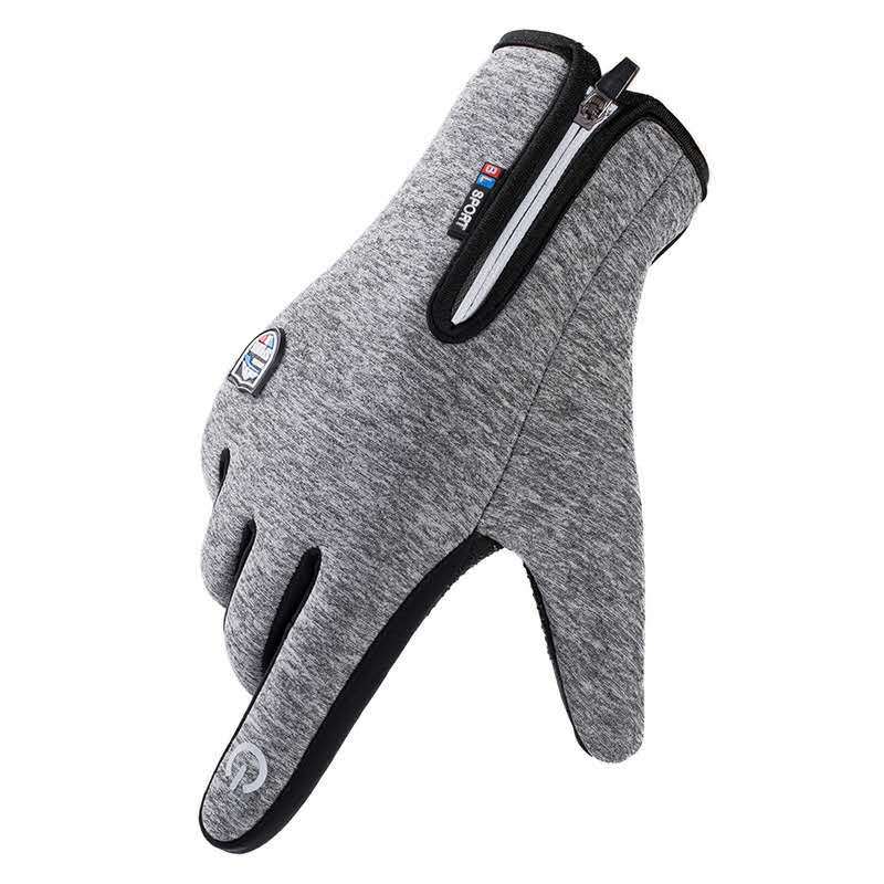 

Waterproof gloves men s velvet windproof, cold-proof and warm ski driving non-slip gloves