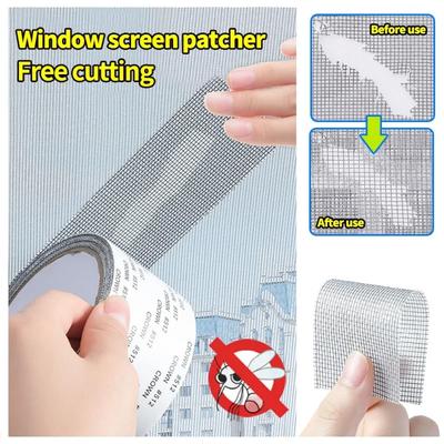 Self-adhesive Window Screen Mosquito Net Repair Tape Window Screen Mesh Sticker Anti-mosquito Window Door Repair Subsidy Tape
