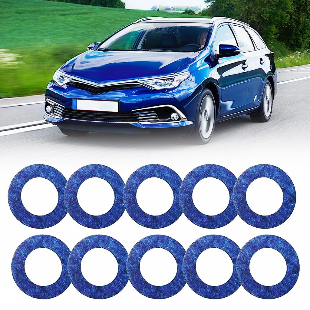 10PCS Thread Oil Drain Sump Plug Gaskets Washer 12mm Hole Seal Ring Car Engine For Toyota Camry Corolla Lexus OE# 90430-12031