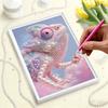 DIY Diamond Art Pearl Painting Kit for Adults,  Lizard Special Shaped Pearl Art Painting Wall for Home Office Decor Handmade Gift