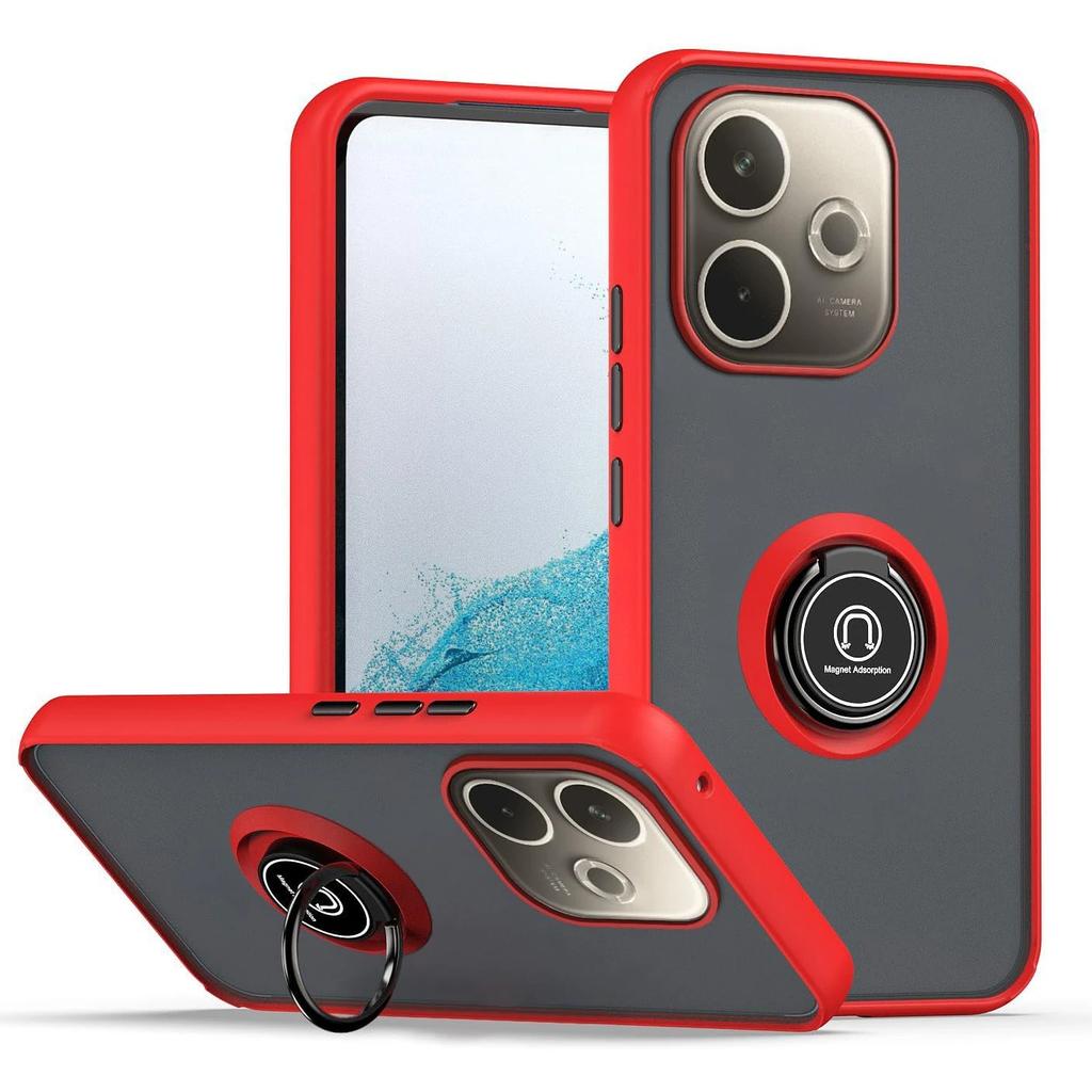 Nárazuvzdorný matný kryt Armor pro OPPO A5 Pro 5G Ochranný kryt Kroužek Magnetický stojánek Držák Zadní kryt Coque Fundas