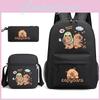 Capybara Tierprint Rucksack Set Mit Oxford Stoff Langlebig Stoßfest Für Mittelschüler