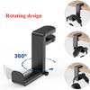 Desk Earphones Holder Universal Adjustable Rotatable Cable Clip Upgraded Arm Clamp Stand Multi Functional Hook Organizer Hooks
