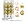 Pcs Christmas Balls Ornaments 2.4 Inch Small Shatterproof Plastic Balls