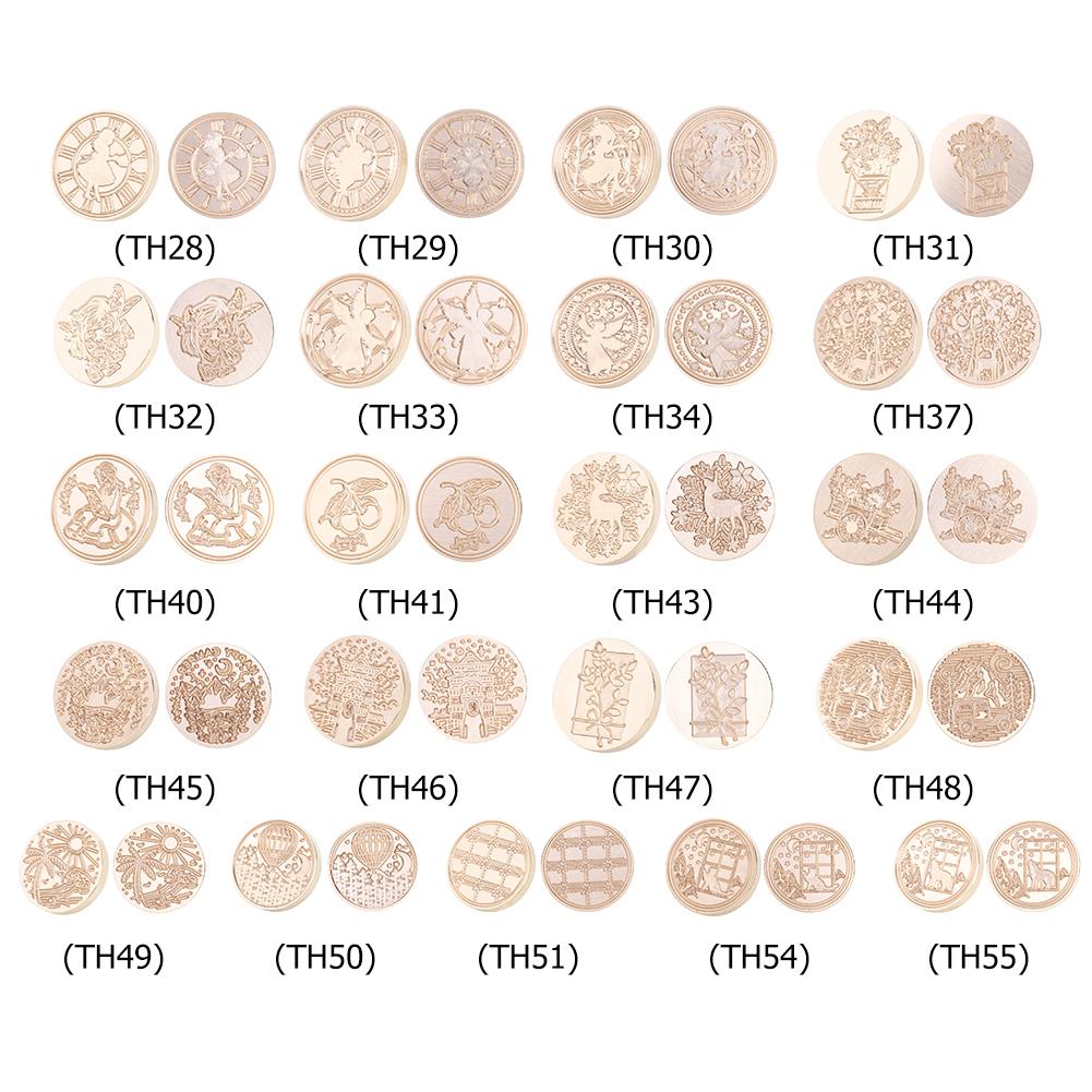 Fairy Tale Wax Seal Stamp Replacement Vintage Round Shaped Decorative Antique Sealing Wax Gift Packaging Invitations