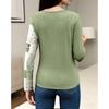 New Spring Autumn Women's Patchwork Long Sleeve Casual Fashion T-Shirt Top