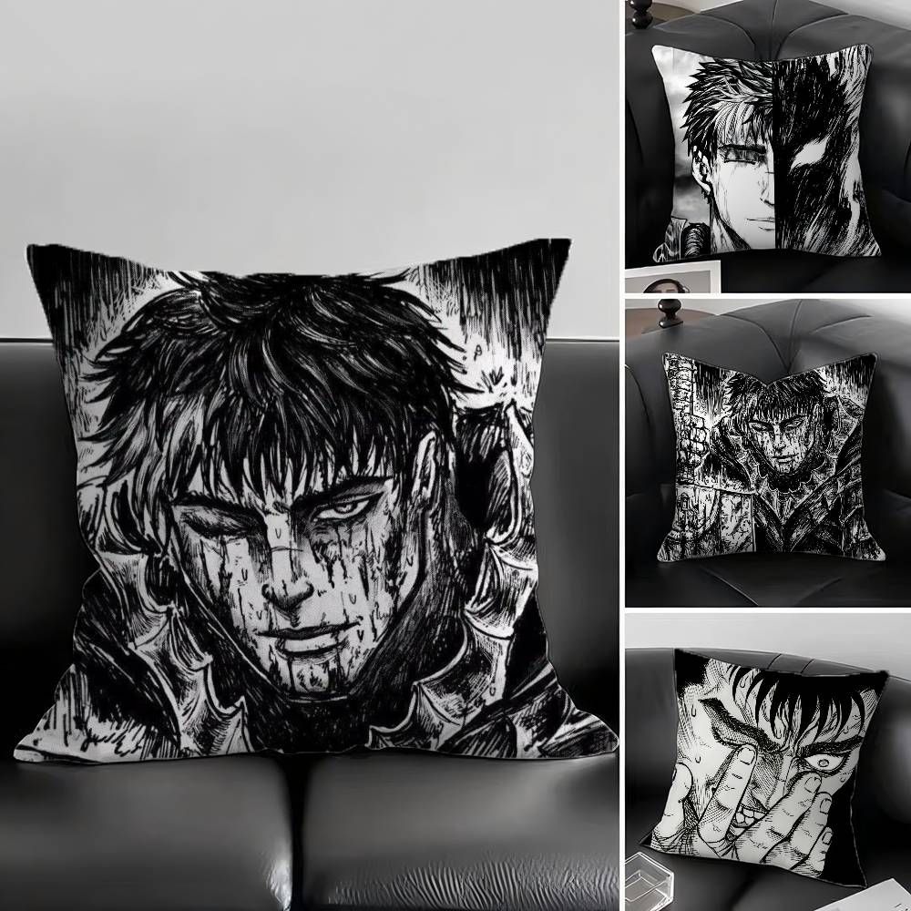 1pc Anime B-Berserk Pillow Case Fashion Square Pillowcase Bedroom Sofa Room Ins Decoration Leisure
