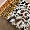 Deer Animal Leopard Printing Plush Imitation Mink Fur Fabric for DIY Coats Toys