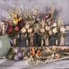 1 Bouquet Silk Rose Bouquet Wedding Decoration Accessories Artificial Flowers Home Bride Holding Fake Flower Retro Vintage