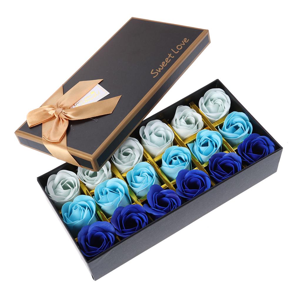 Buy Rose Soap Gift Box Simulative Soap Petal Scented Rose Box for