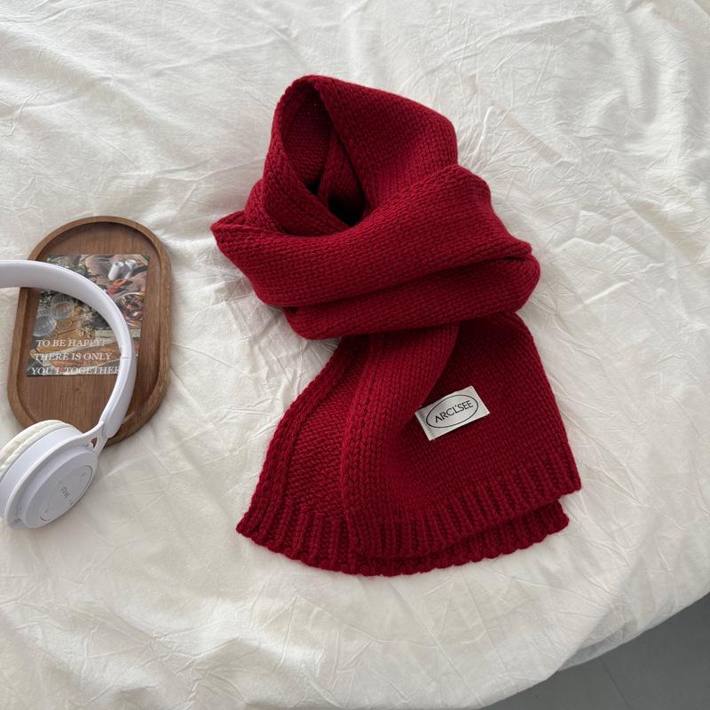 Luxury Thickened Wool Shawl Scarf: Versatile & Stylish INS Korean Design for Couples In Autumn/Winter