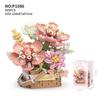 Flower Basket Series Micro-Particle Building Blocks: Sunflower & Succulent Potted Plants – Lego Compatible Toys
