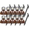 Military Building Blocks Solider Figures Movie Science Fiction Series Weapons Shield Knight Toys Gifts Medieval Mini Bricks MOC