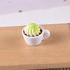 1Set 1:12 Dollhouse Miniature Cake Coffee Fork Tray Food Model Kitchen Decor Toy For Doll House Accessories Toy