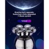 Men's Electric Shaving Kit - Intelligent Seven-blade Electric Shaver for Shaving Facial Hair, Perfect for Clean-shaven Heads At Home.